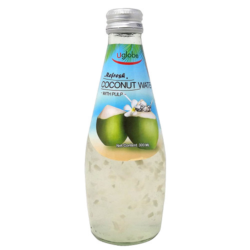 Uglobe Coconut Water with Pulp -- أوجلوبي مياه جوز هند بلب