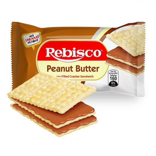 Rebisco Peanut Butter Sandwich 33G  -- ريبسكو زبدة فول سوداني ساندوش33ج