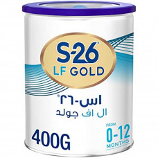 Wyeth S26 Lactose Free Gold From 0 To 12 Months Infant Formula Milk Tin, 400g -- ويت س26لاكتوسي فري جولد من 0إلي 12شهور أطفال علبة حليب أطفال,400جم