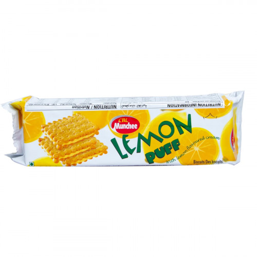 Munchee Lemon Puff Biscuits 200g -- مونشي ليمون بيف بسكويت200ج
