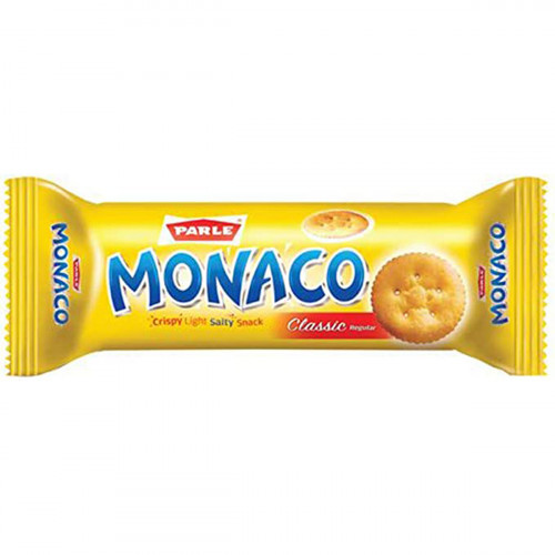 Parle Monaco, Classic Regular Salted Biscuits, 63.3 gm -- بارلي ماناكو,كلاسيك عادي بسكويت مملحة ,63.3جم