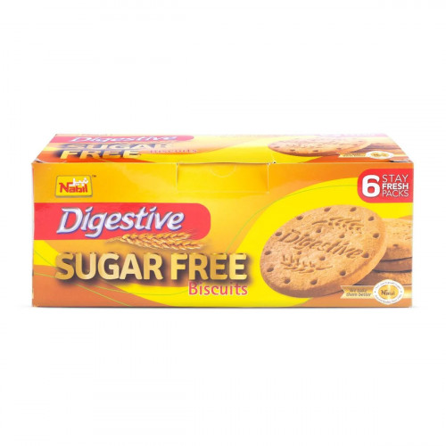 Nabil Digestive Sugar Free Biscuits 250g -- نابيل هضمي  سكر بسكويت سكري 250جم 