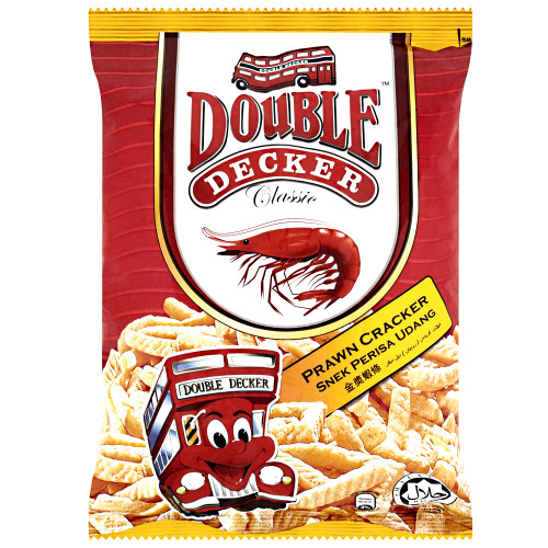 Double Decker Prawn Cracker 60g -- كراكير روبيان ديبل ديكير60ج