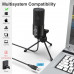 FIFINE USB Metal Condenser Recording Microphone for La-K669B -- ميكروفون تسجيل مكثفة معدني يو س بي فيفين