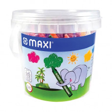 Maxi 48 Clr Washable Premium Crayons