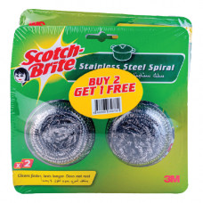 Scotch Brite Steel Spiral Ball 2+1