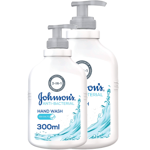 J&J Anti-Bct Hand Wash Sea Salt 500Ml +300Ml