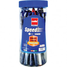 Cello Speed Plus Ball Pen 0.7 mm Jar Of 25S+3S Blue
