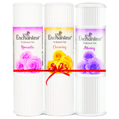 Enchanteur Perfumed Talc 120G*3Pc Asstd