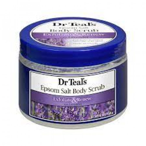 Dr. Teal'S Epsom Salt Body Scrub Lavender 454gm -- مقشر للجسم بالملح من دكتور تيلز 454 جم