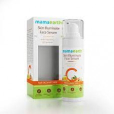 Mamaearth Skin Illuminate Face Serum For Radiant Skin With Vitamin C & Turmeric 30gm -- ماما إيرث سيروم يضيء البشرة للبشرة المتألقة مع فيتامين سي والكركم 30 جم
