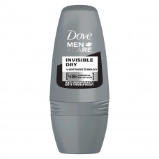 Dove Men + Care Invisible Dry Antiperspirant Roll On 50 ml -- دوف رجالي+كير ضد تعرق غير مرئي رولير50مل