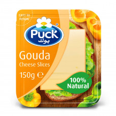 Puck Gouda Cheese Slices 150g -- شرائح جبنة بوك جاودا 150جم