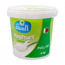 Awafi Yoghurt Full Fat 1Kg -- زبادي كامل الدسم عوافي 1كج 