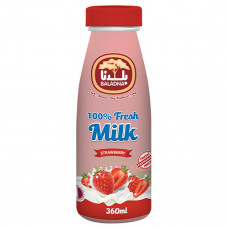 Baladna Fresh Milk Strawberry 360ml -- حليب فراولة طازجة بلدنا 360مل 