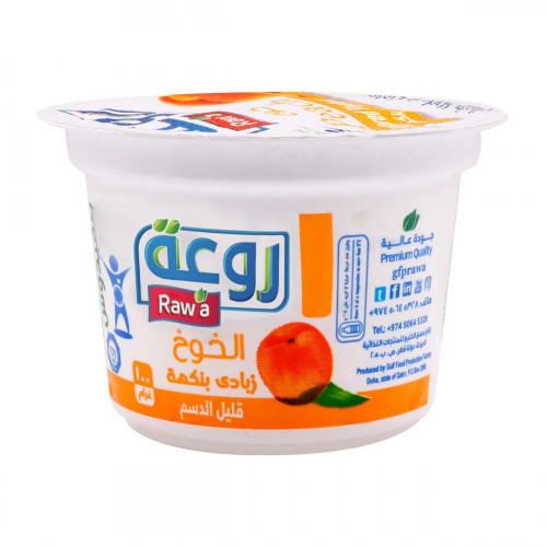 Rawa Peach Yoghurt 100g -- زبادي دراق روعة 100جم 