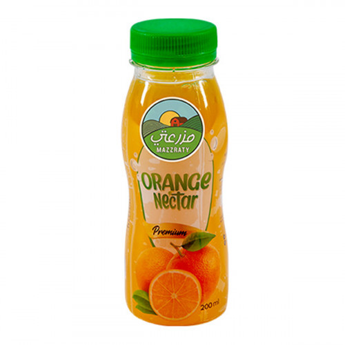 Mazzraty Orange Juice 200ml -- عصير برتقال مزرعتي 200مل 