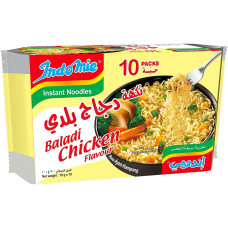 Indomie Chicken Noodles 10's x 70g -- إندومي نودلز بالدجاج 10 × 70 جرام