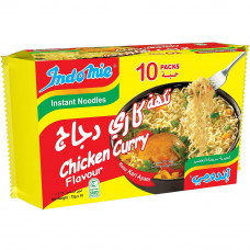 Indomie Chicken Curry Flavour Noodles 10 x 70g -- إندومي نودلز بنكهة الدجاج بالكاري 10 × 70 جرام
