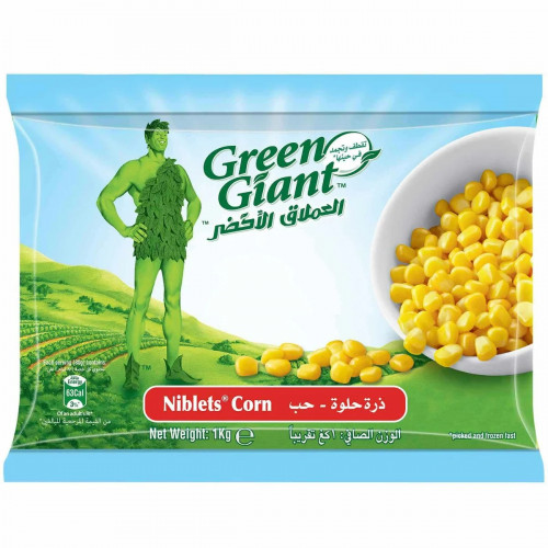 Green Giant Niblets Corn 1kg -- العملاق الأخضر حبات الذرة 1 كجم
