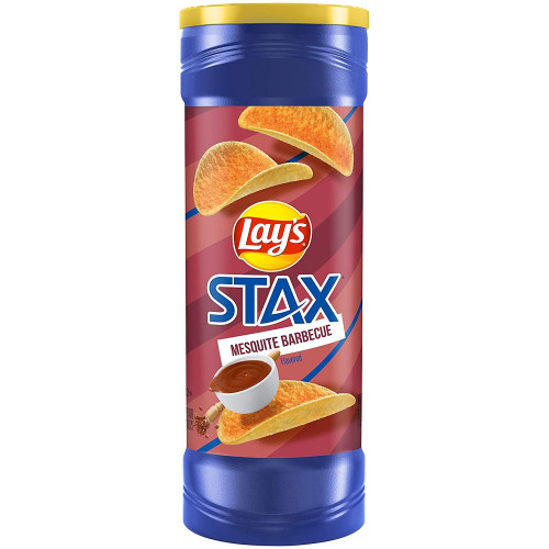 Lay's Stax Mesquite Barbecue 155.9 g -- ليز ستاكس مسكيت شواء 155.9 جم