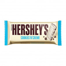 Hershey's Cookies n Creme Chocolate Bar 40g -- هيرشي كوكيز آند كريم لوح شوكولاتة 40 جرام
