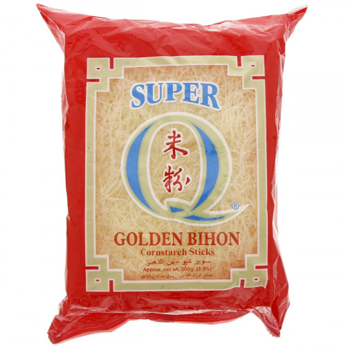 Super Golden Bihon Cornstarch Sticks 500g -- أعواد نشا الذرة سوبر جولدن بيهون 500 جرام