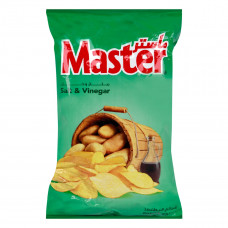 Master Potato Chips Salt & Vinegar 150g -- ماستر شيبس البطاطس بالملح والخل 150 جرام