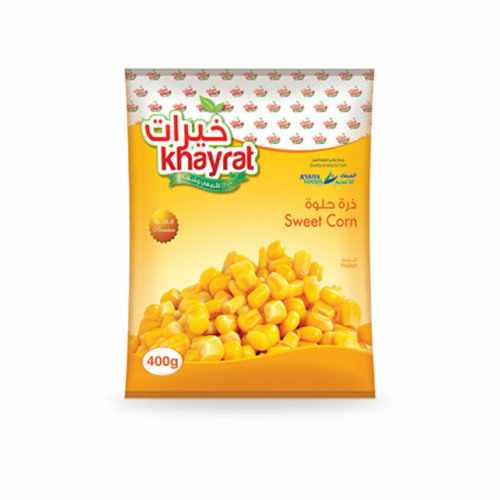 Khayrat Frozen Sweet Corn 3's x 400g -- خيرات ذرة حلوة مجمدة 3 حبات × 400 جرام