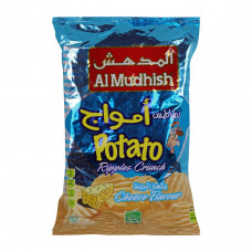 Al Mudhish Potato Chips Ripples Crunch Cheese 150g