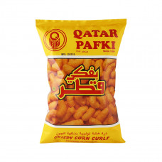Qatar Pafki Crispy Corn Curls 80g -- قطر بافكي ذرة مقرمشة 80 جرام