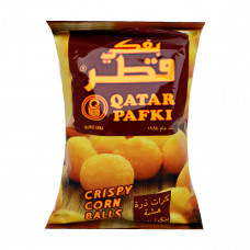 Qatar Pafki Crispy Corn Balls 80g -- قطر بافكي كرات الذرة المقرمشة 80 جرام