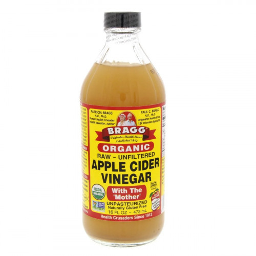 Bragg Organic Apple Cider Vinegar 473ml -- براج - خل التفاح العضوي 473 مل