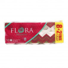 Flora Premium Toilet Paper 10 Roll x 400 sheet