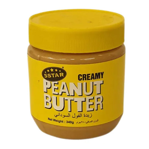 5 Star Creamy Peanut Butter 340g -- زبدة الفول السوداني الكريمية 5 نجوم 340 جرام
