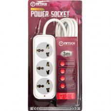 Fifitech Extension Socket 3 Way/3Mtr Ff/1003