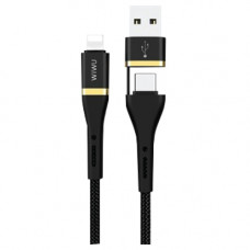 Wiwu Data Cable ED-105 3A Usb Typec To Lightning 1.2M