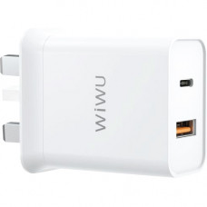 Wiwu Comet USB-C + QC3.0 Uk 20W Power Adapter