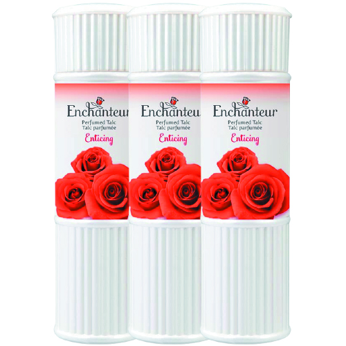 Enchanteur Perfumed Talc 225G*3Pc Asstd