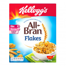 Kellogg's All Bran Flakes Cereal 375g -- كيلوجسن خالة  رقائق حبوب 