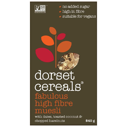 Dorset Cereal Super High Fibre 540gm -- دورسيت حبوب سوبير عالية فيبر 540ج