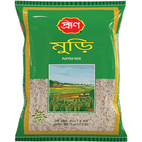 Pran Puffed Rice 500g -- أرز بران منتفخة 500ج