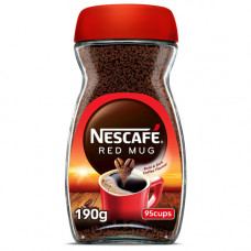Nescafe Red Mug Instant Coffee 190g -- نيسكافي كوب أحمر كافية سريعة تحضير 190ج