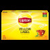 Lipton Yellow Label Black Tea 100 Teabags -- ليبتون لاصقة أصفر  شاي أسود 100أكياس شاي