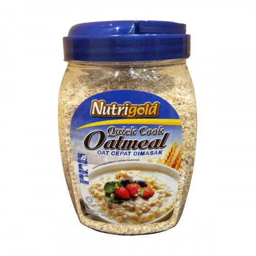 Nutrigold Quick Cook Oatmeal 500g -- نوتريجولد قيوككوك شوفان 500ج