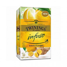 Tiwinings Lemon & Ginger Tea Bag 1.5g X 20's