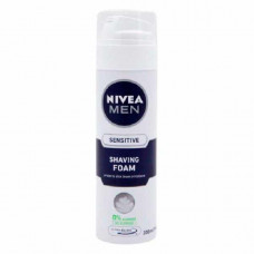 Nivea Men Shaving Foam Sensitive 200ml -- رغوه الحلاقه لتوفير الحمايه و الراحه للبشره الحساسه 200 مللي من نيفيا