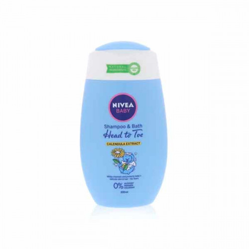 Nivea Baby Shmpoo & Bath Calendula Extract 500ml -- نيفيا شامبو و سائل إستحمام بخلاصة زهرة الآذريون 500 مل