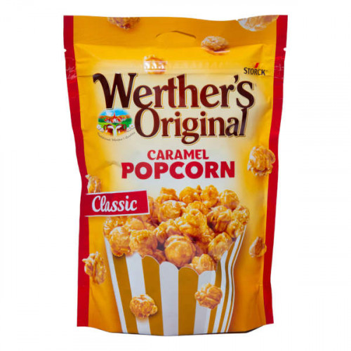 Werther's Original Caramel Popcorn Classic 140gm -- ويرذرز أوريجينال فشار كراميل كلاسيك 140 جم