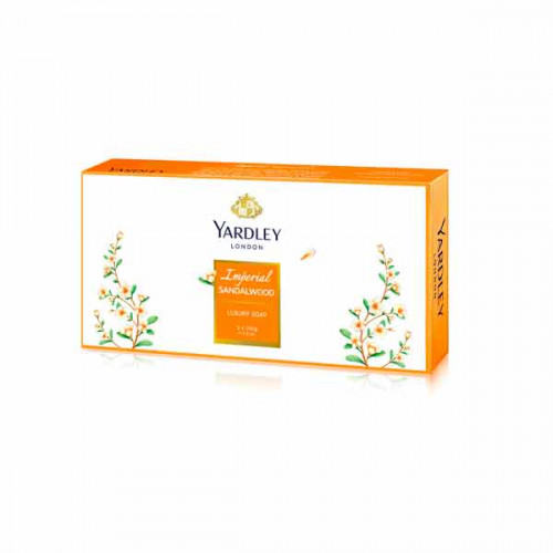 Yardley Luxury Soap Sandalwood 3 x 100gm -- صابون ياردلي بخشب الصندل 100 جرام 3 حبه